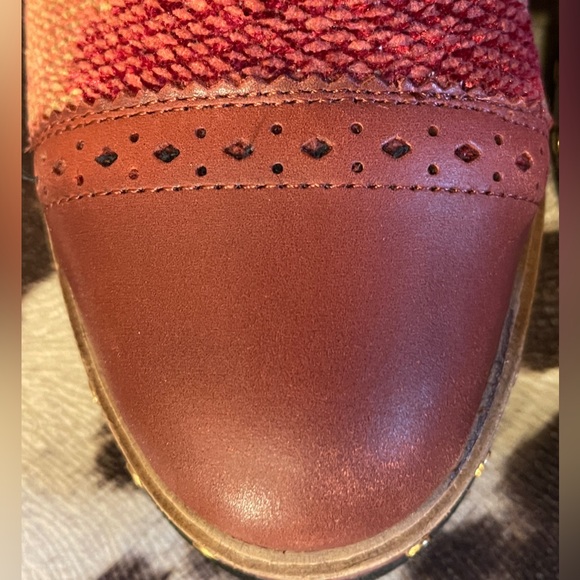 ❤️🥾Free People Textile Atlas Chelsea Boot In Burgundy Kilim size 6 EU 36❤️🥾 - Picture 5 of 10